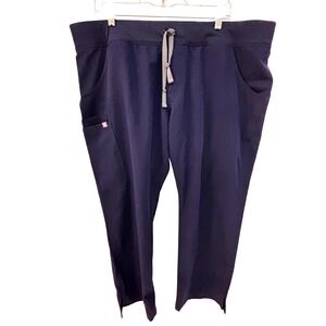 FIGS Technical Collection Scrubs Pants Women's XXL/P Navy Blue